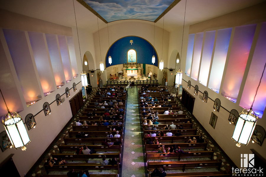  Indoor Wedding at St. Mary’s church 