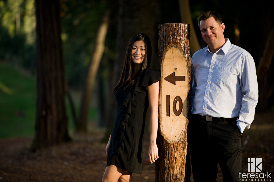 Apple Mountain golf course engagement images by Placerville wedding photographer Teresa K
