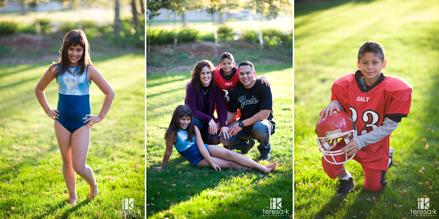 family portrait session in Lodi at wine and roses by Teresa K photography