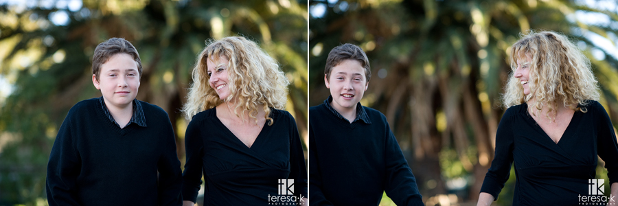 relaxed family portraits in Davis 