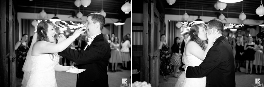 Wedding Reception at Crawford’s Barn in Sacramento California by modern wedding photographer Teresa K photography