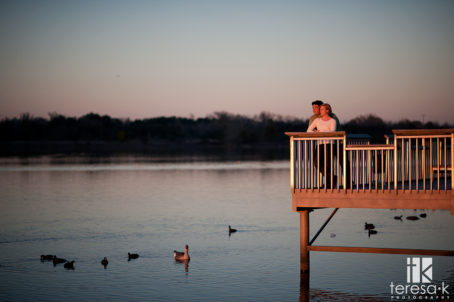 engagement session at the Lake Natoma by Folsom wedding photographer, Teresa K photography