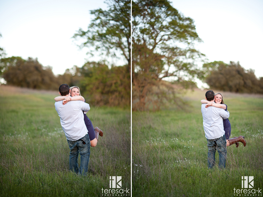 gorgeous light for engagement session