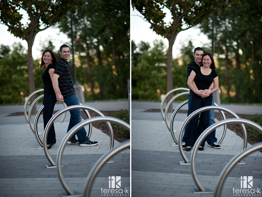 creative engagement picture at the riverwalk in Sacramento