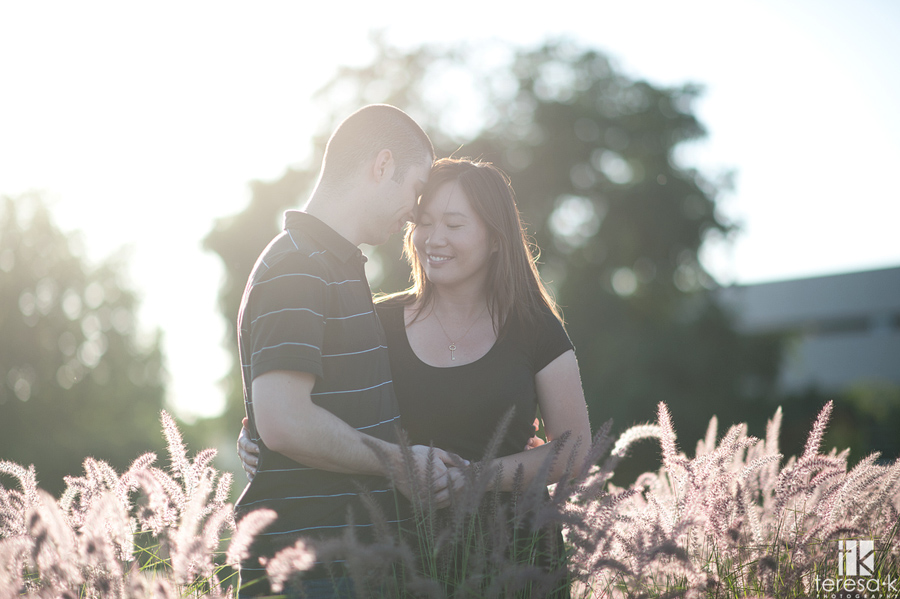 late afternoon engagement session in natural light