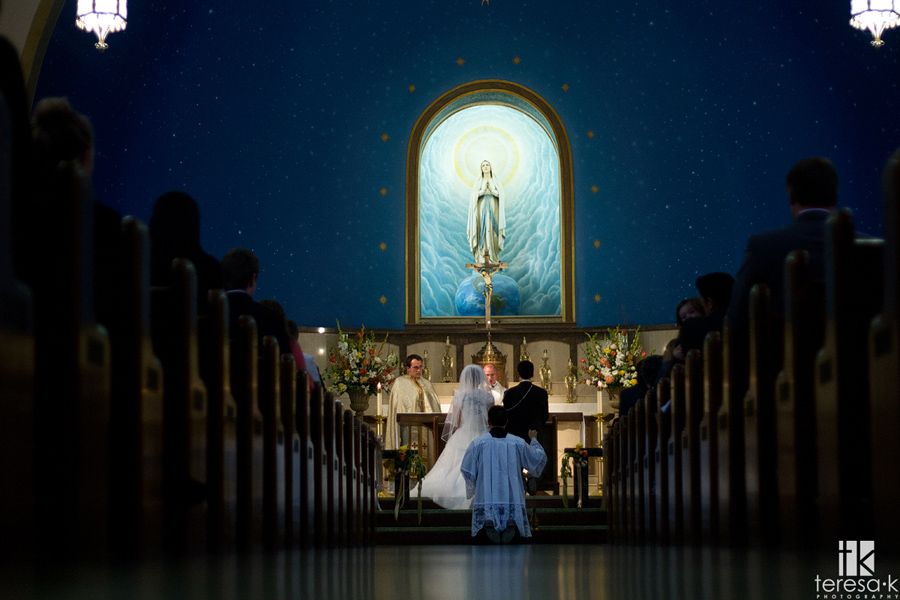 best catholic wedding image in Sacramento