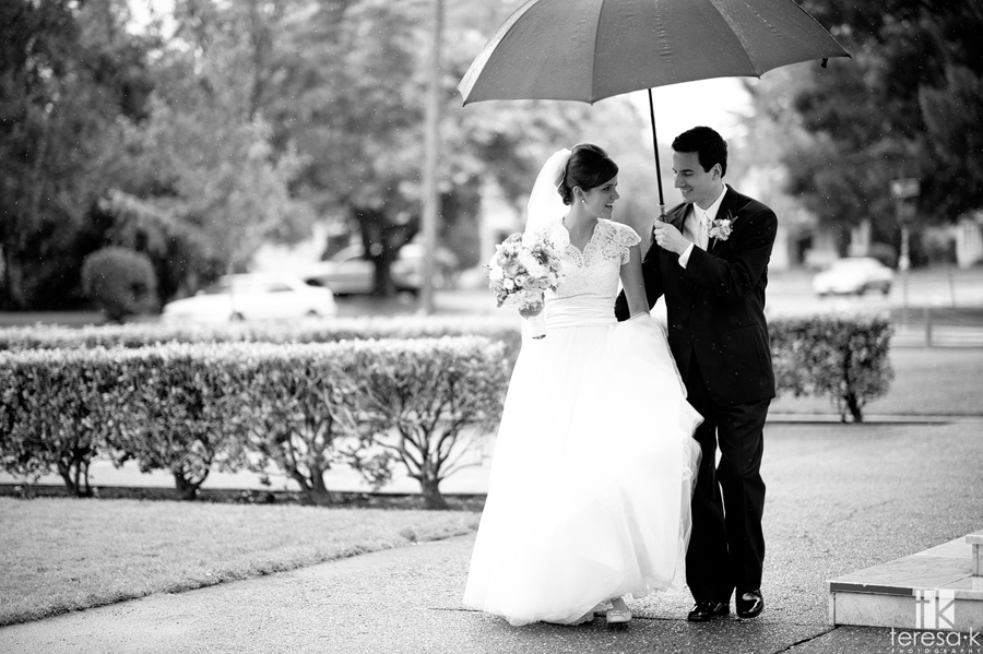rain on my wedding day in Sacramento