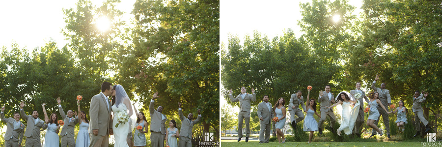 wedding party portraits at a Lions Gate Hotel and Conference Center Wedding