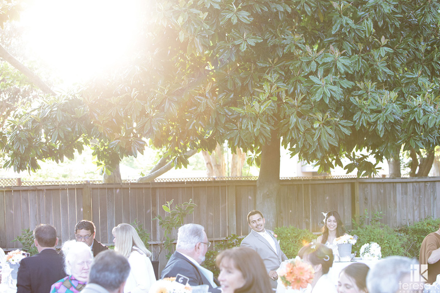 outdoor reception at Lions Gate Hotel and Conference Center Wedding