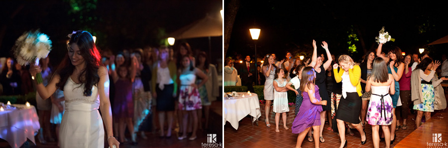 nighttime reception in the spring at Lions Gate Hotel and Conference Center Wedding