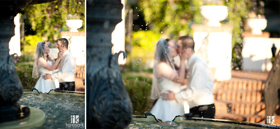 late afternoon wedding portraits in Sacramento