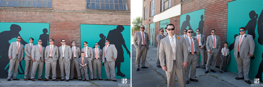 grooms portraits in downtown sac