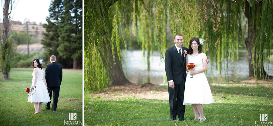 outdoor wedding portraits in Lincoln