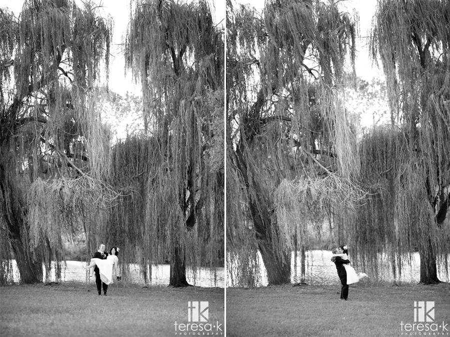 weeping willow bridal portraits in California