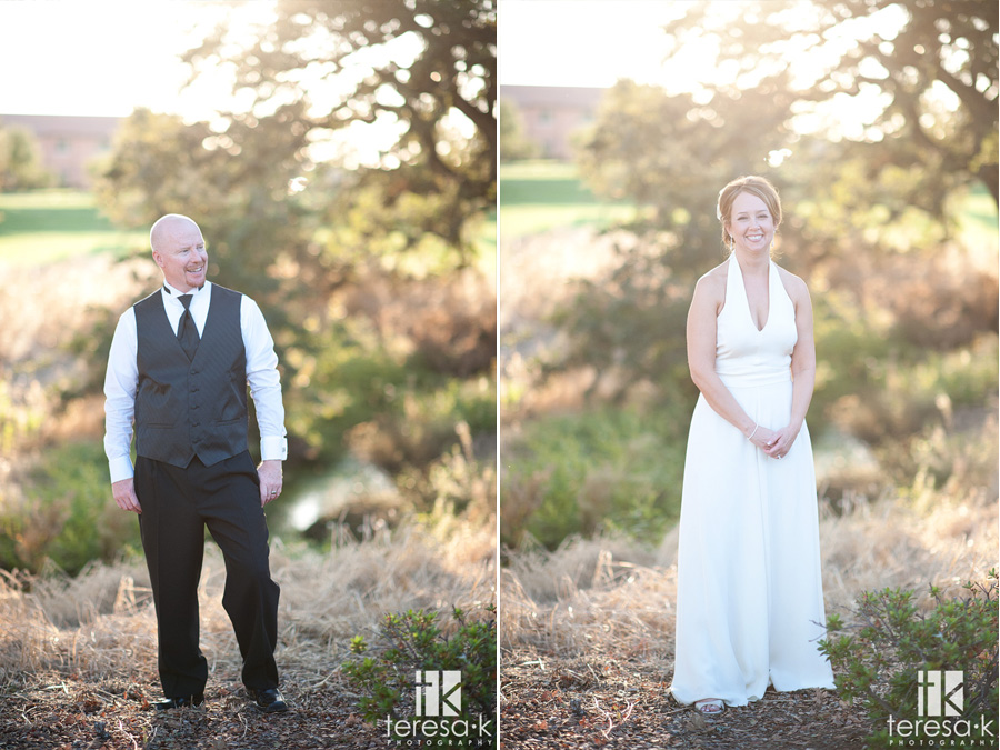 outdoor backlit wedding images