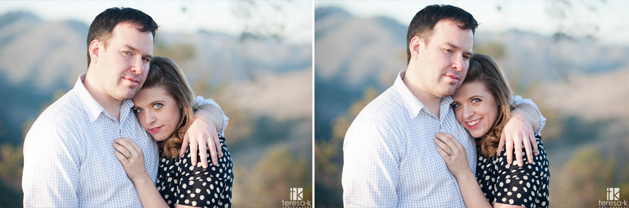gorgeous end of day images of engaged couple