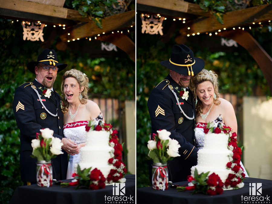 army soldier weds bride in Sacramento