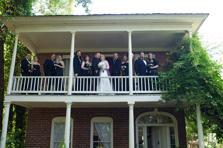 bridal party at the heirloom inn
