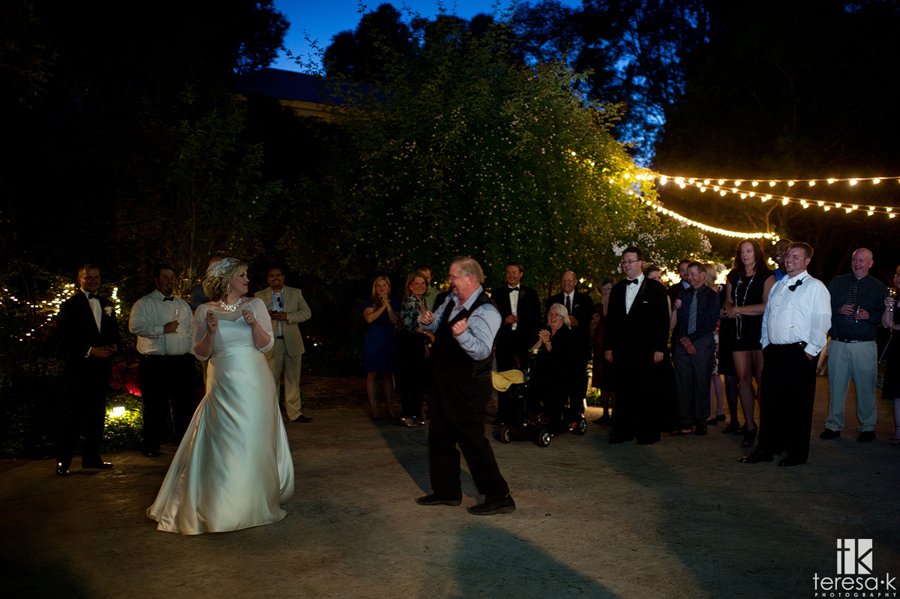 bride dances with Dad