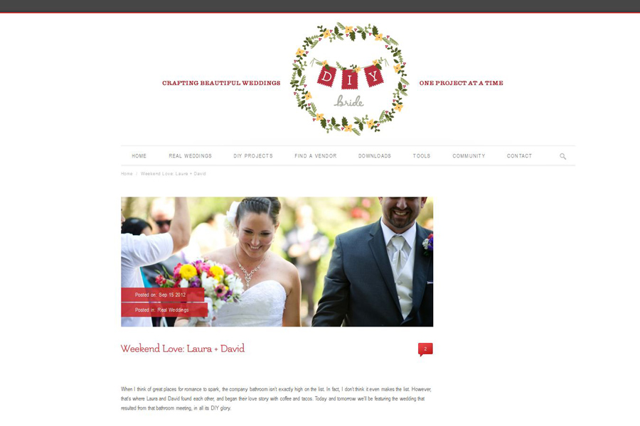 Lake Natoma Wedding Feature on DIY Bride 001