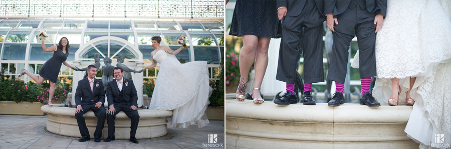 cute socks and shoes at wedding