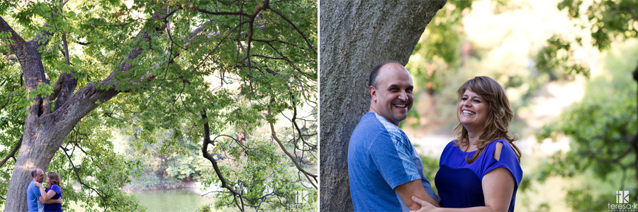 Davis arboretum engagement shoot