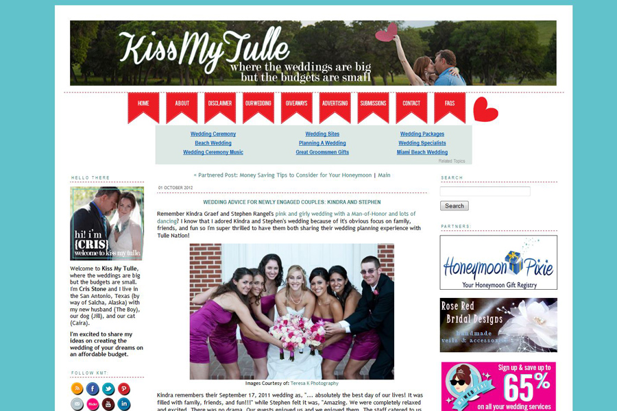 Galt Wedding photographer online feature