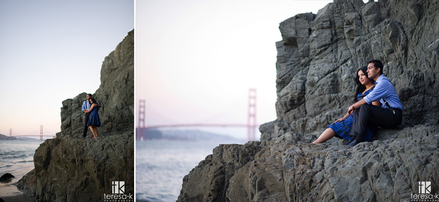 engagement session at China Beach in San Francisco 023