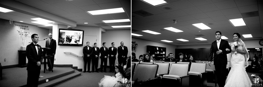 Oakland Kingdom Hall of Jehovah's witnesses wedding