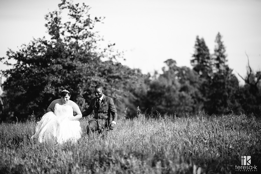bride and groom portrait at arden hills