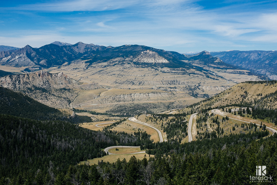 chief Joseph scenic highway in Wyoming