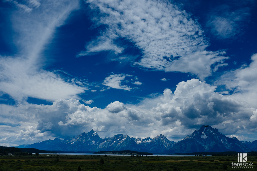 the grand Tetons in Wyoming